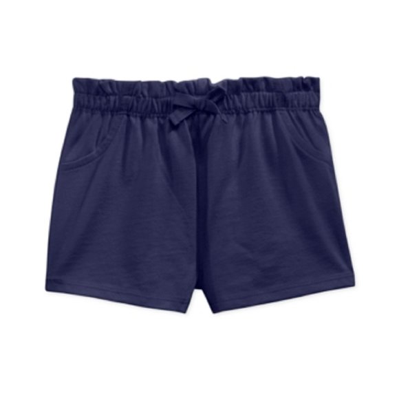 First Impressions Baby Girls' Ruffle-Waist Shorts in Navy Size 18 Months - Picture 1 of 3